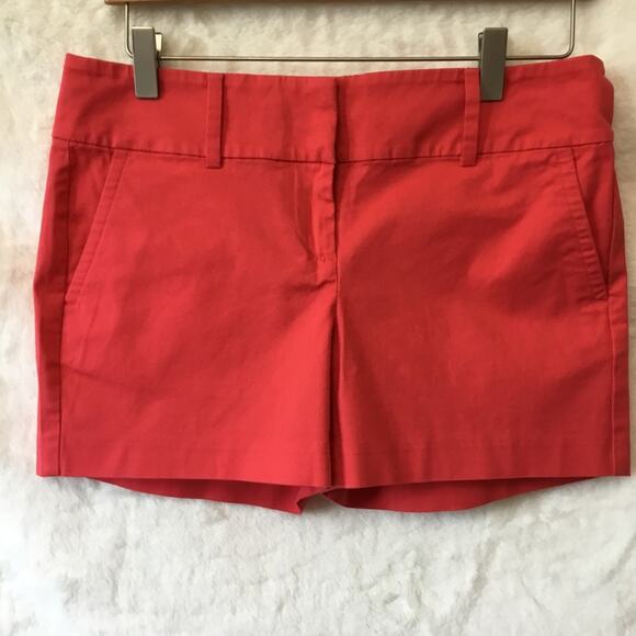 Ann Taylor Orange Signature Pocket Shorts - Picture 4 of 7